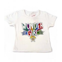 мека бяла тениска Wonder