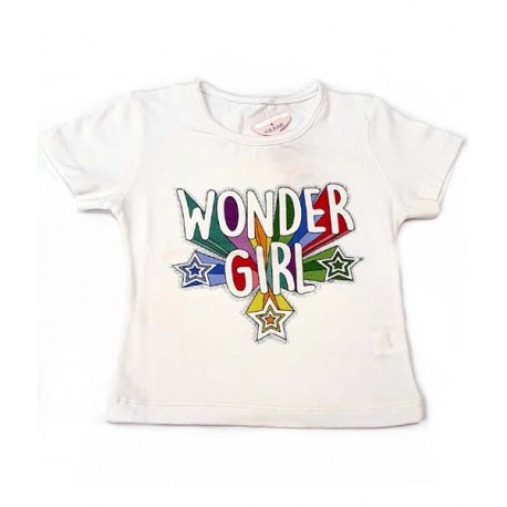 мека бяла тениска Wonder
