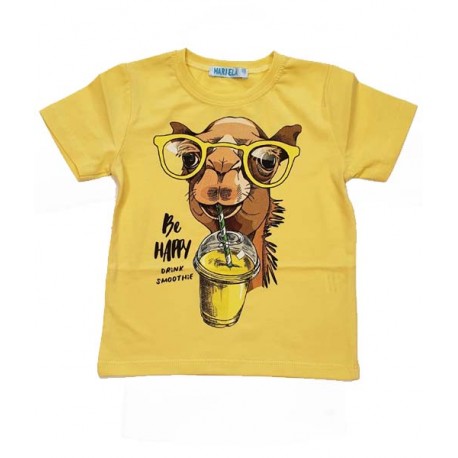 тениска Камила в жълто-3047