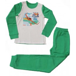 пижама рипс зелено-0096