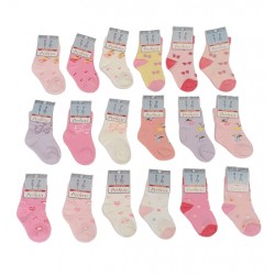 безшевни цветни чорапки момиче-35000