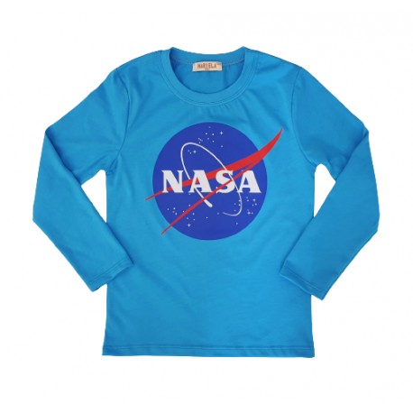 блузка Nasa в синьо-90054