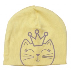 шапка Коте в жълто-13525