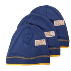 шапка тигели синьо с жълто-7437